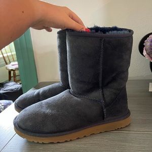 UGG Classic Short II Navy Boots